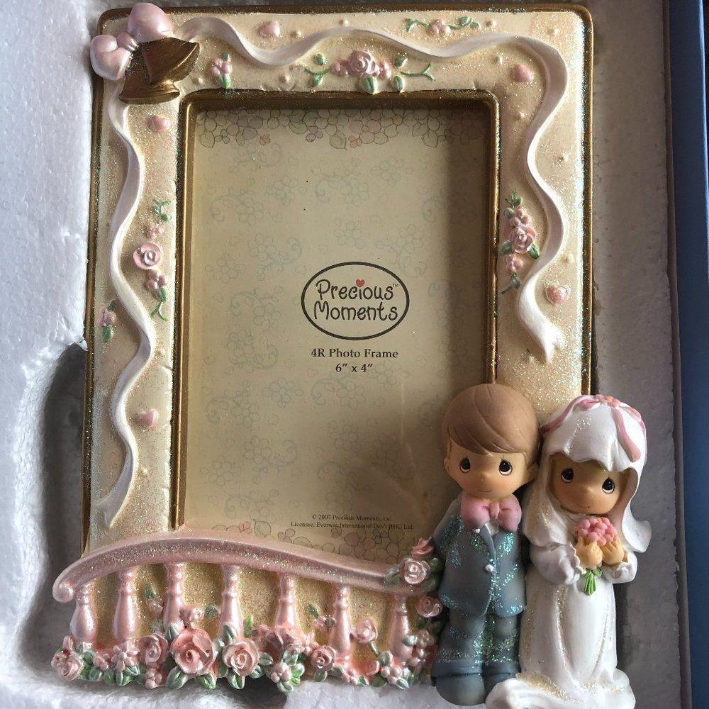 Brand new precious moments wedding photo frame